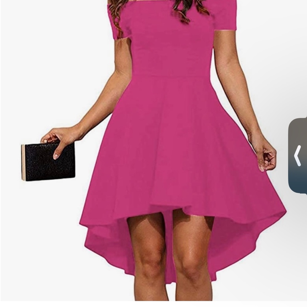 Sarin Mathew’s pink dress NWT